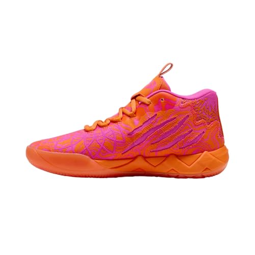 PUMA Mens Mb.01234 Mash-Up Basketball Sneakers Shoes - Orange3