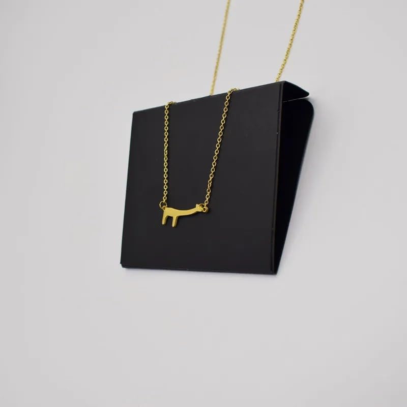 Bijoux Collier Girafe pour Femmes avec Chaîne Fine et Breloque Animaux