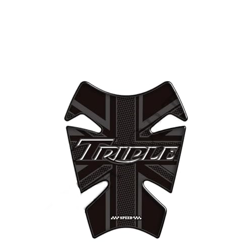 Autocollant de réservoir moto Triumph Speed Triple pour balades et roadtrips