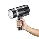 Godox FG-100 Flash Handgriff Stabilisator Tragbarer Halterungsgriff Speedlite Halter Stabilisatoren mit 1/4 Schraube, Kompatibel für Flash Godox AD100pro AD200pro AD300pro Outdoor-Blitzgeräte