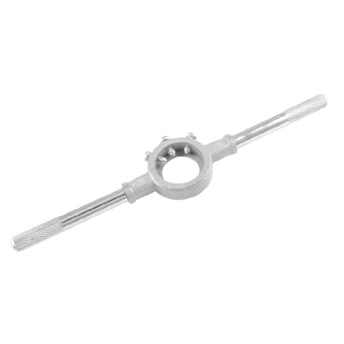 Aexit Nonslip Handle Adjustable Cast Iron Die Stock Holder for 38mm 1 1/2