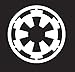 Galactic Empire Symbol Star Wars NOK Decal Vinyl Sticker|Cars Trucks Vans Walls Laptop|White|5.5 x 5.5 in|NOK026