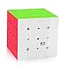 D-FantiX QY Toys Stickerless Speed Cube Set, Qidi S 2x2 Warrior W 3x3 Qiming Pyramid Qiyuan S 4x4 Qicheng Skewb Magic Cube Puzzle Bundle