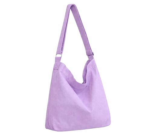 Image of Lify Women's Retro Large Size Canvas Shoulder Bag Hobo Crossbody Handbag Casual Tote - 1 Piece