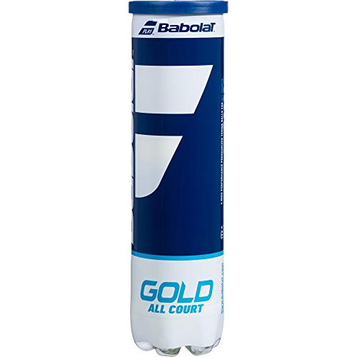 Babolat - Pelotas de Tenis Doradas, 4 Ball Tube