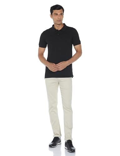 Image of Amazon Brand - Symbol Men's Cotton Rich Solid Polo Tshirt | Collar Tshirts | Half Sleeves | Plain-Regular Fit (Available in Plus Sizes and Combo Pack of 2)