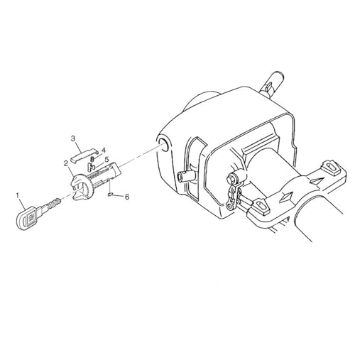 Cerradura de encendido para Isuzu Hombre soluciona llave atascada con recambio 702671 5