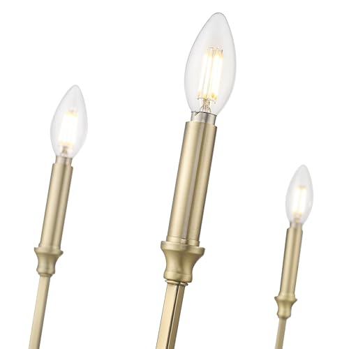 ML Lighting 25305-VB Azara 28" Wide 5-Light Chandelier - Vintage Brass by ML Lighting - Image 3