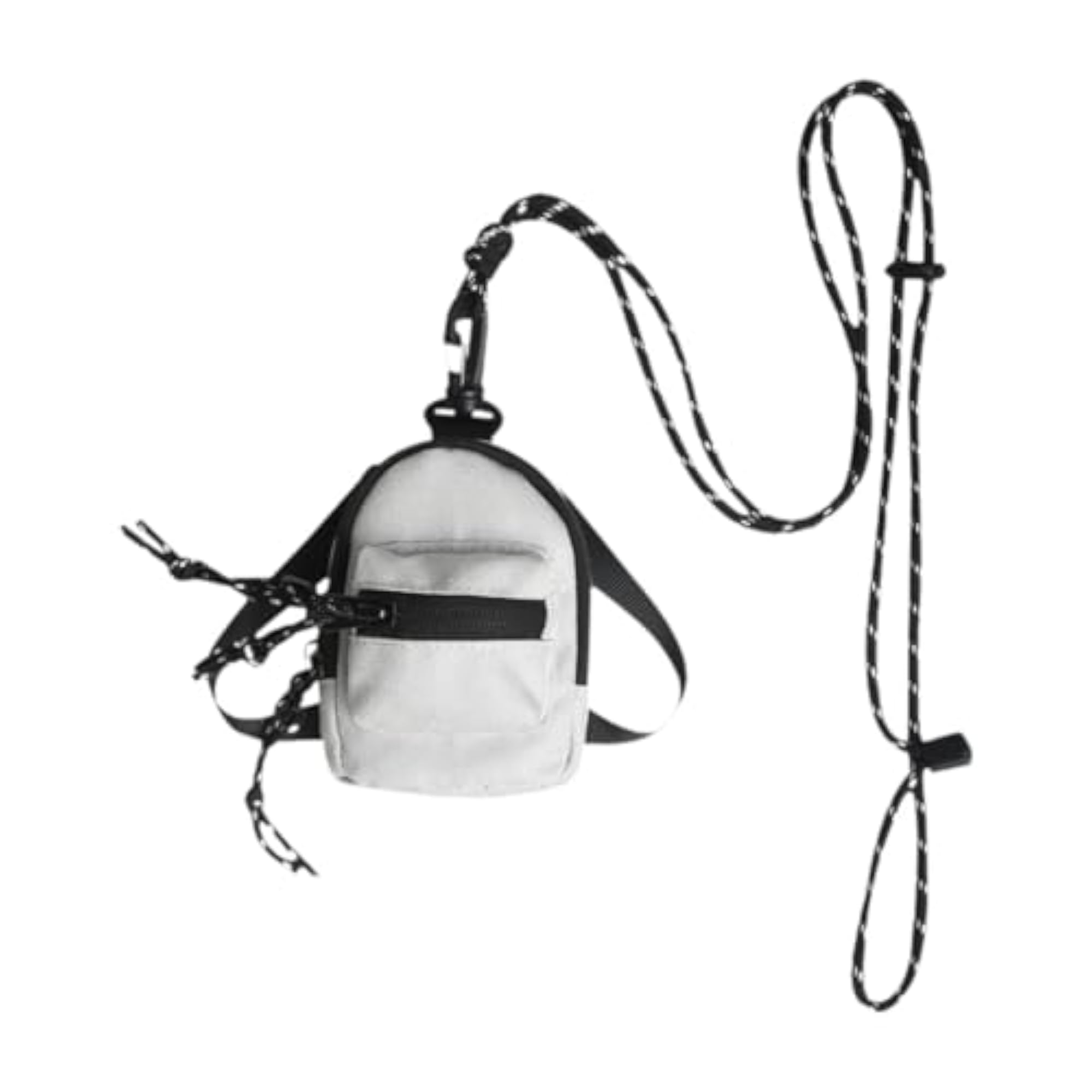 Travel Neck Wallet Mini Crossbody Bag, Gray