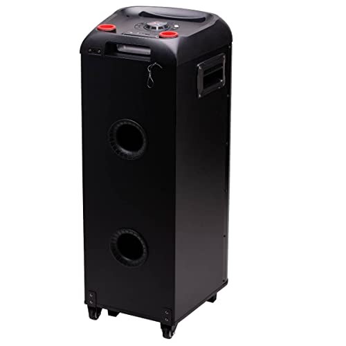 Caixa de Som Amplificada Polyvox Torre XT-990 TWS Bluetooth Full Led 2000W glide
