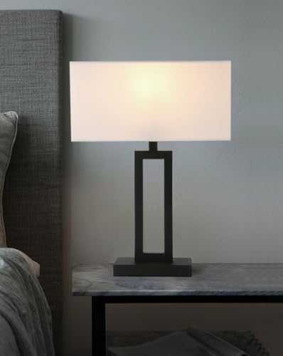 Lámpara de mesa blanca Yosoan para interiores miniatura 4