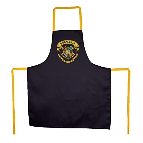 SD Toys Delantal Negro Escudo Hogwarts Harry Potter, Único (Pack de 5) Unisex Adulto