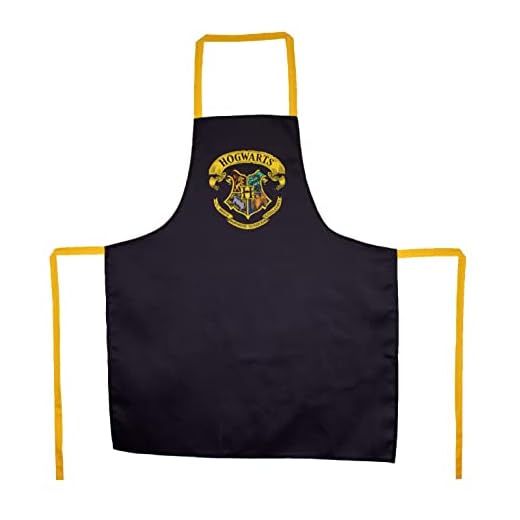 SD Toys Delantal Negro Escudo Hogwarts Harry Potter, Único (Pack de 5) Unisex Adulto