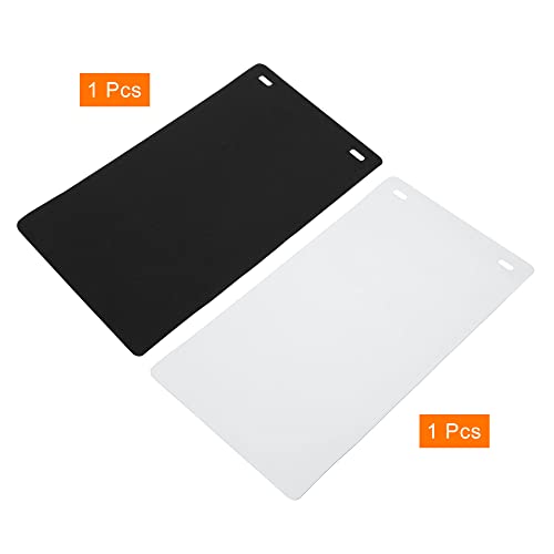 PATIKIL 33x16" EVA Backdrop, 2 Pack White/Black Soft Photo Background for Light Box Small Products Photography Studio - Image 3
