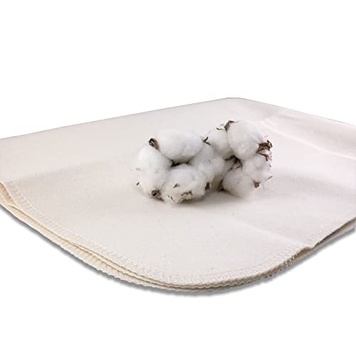 GRÜNSPECHT Bio-Betteinlage 50x70cm, Matratzenschutz, 100 % Baumwolle (kbA) mit PU-Kern, kochfest & trocknergeeignet, wasserdicht & urinundurchlässig (615-00)