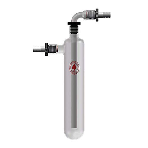 8746-54 Threaded Body Vacuum Trap, Complete, 90 mm Diameter, 24 mm OD Tube End Side Arm and Inner Tube