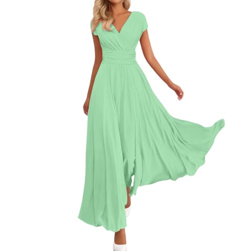 Robe femme élégante au design classique vintage et coupe longue raffinée F602