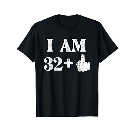 Soy 32 Más 1 Años 33 Cumpleaños 33 Años Bday Camiseta