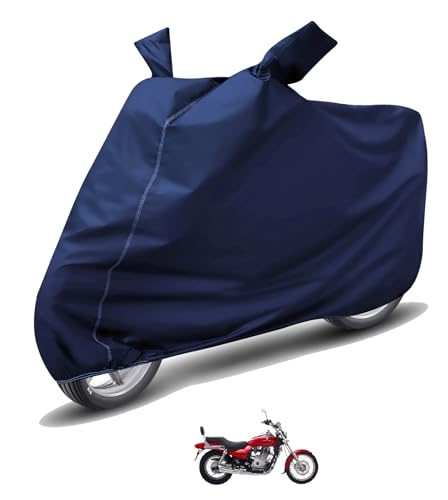 Image of Auto Hub Waterproof Bike Cover Compatible with Bajaj Avenger 220 Dustproof, UV Protection Two Wheeler Bike Avenger Cover - Blue