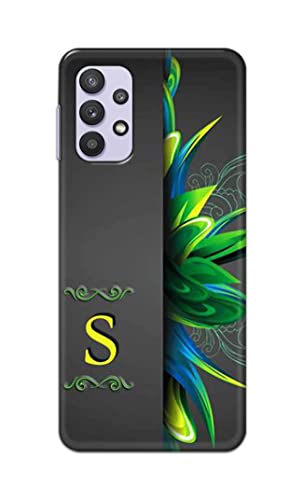 Image of Name II Initial II Letter Alphabet S Hard Back Case Cover for Samsung Galaxy M32 5G / A32 5G Back Cover -(J5) VNS2222