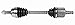 Bode-man Front Right Passenger Side CV Axle Shaft for 2014–2018 Jeep Cherokee 2.4L 3.2L AWD 4WD Automatic Trans.