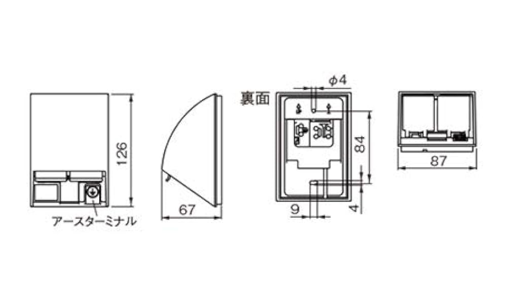 Amazon.co.jp: パナソニック 屋側用配線器具 スマートデザイン
