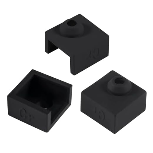 3PCS 3D Printer Heater Block Silicone Sock Hotend Silicone Cover for Creality Ender 3, Ender 3 Pro, Ender 3 V2, Ender 5, Ender 5 Pro, CR-10/10S, Anet A8, MK7/8/9 3D Printer Hotend, Black