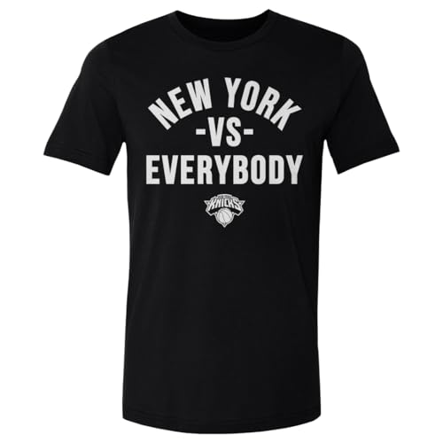 500 LEVEL New York Knicks Vs. Everybody Shirt (Black Large)