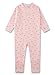 Sanetta Baby-Strampler rosa Regenbogen | Praktischer und bequemer Unisex-Strampler aus Bio-Baumwolle. Baby Overall