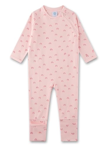 Sanetta Baby-Strampler rosa Regenbogen | Praktischer und bequemer...
