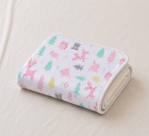 Image of THE LITTLE LOOKERS Soft Blanket for Babies | Ultra Soft, Breathable & Skin-Friendly | Safe & Chemical-Free | All-Season Use | Lightweight AC Blanket for 0-1 Years (Off White)