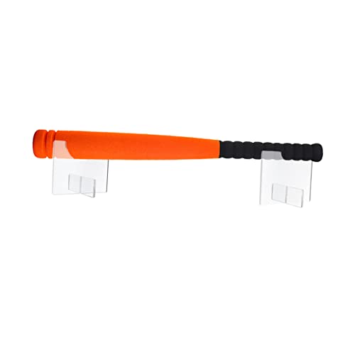 Abaodam Acrylic Baseball Bat Rack Holder Display Stand for Boys and Girls Adults Sturdy Space-Saving for Collectors