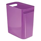 InterDesign Una Wastebasket Trash Can 12