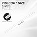 MECCANIXITY 20pcs Plastic Welding Rods, 13 Inch PP Welding Strips 1/4
