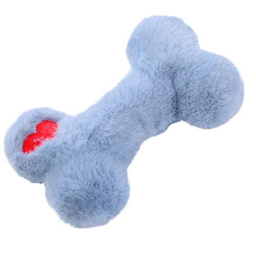 犬の骨のおもちゃ - 犬のぬいぐるみ |小型犬用ドッグボーン |子犬のぬいぐるみ噛むおもちゃ |子犬用のぬいぐるみの声の骨の形のおもちゃ |小さな子犬ペット犬の楽しみのための柔らかい子犬インタラクティブ咀嚼おもちゃ