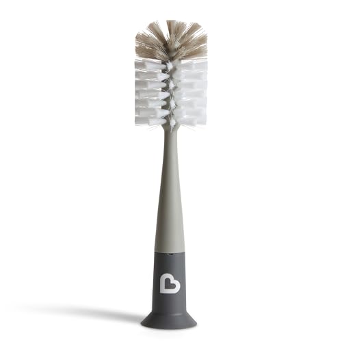 Image of Munchkin® Bristle™ Bottle Brush, Modern Design, Grey