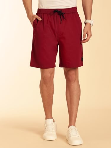 Image of Thomas Scott Men's | Solid | Mid Rise | 100% Cotton | Casual | Light Weight | Chino | Shorts for Men