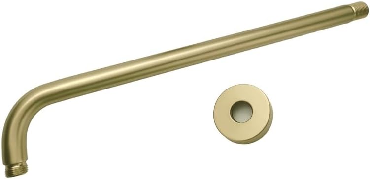 Ceiling Wall Mounted Overhead Shower Arm Set Head Shower Holder Square Round Stainless Steel(SA0002BG-86)