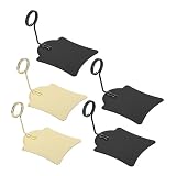 HONMEET Clips para Letreros de Mercancía 5 Piezas Etiquetas de Precios Soportes de Exhibición de Acero Inoxidable