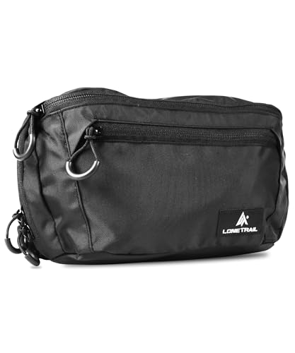 Lone Trail Large Concealed Carry Fanny Pack for Men | Adjustable ccw fanny pack for Men & Women for Hiking and Travel, Quick Access Back Pockets - Tactical Waist Packs - Utility Holder & Extra Strap Lone Trail Large Concealed Carry Fanny Pack for Men | Adjustable ccw fanny pack for Men & Women for Hiking and Travel, Quick Access Back Pockets - Tactical Waist Packs - Utility Holder & Extra Strap