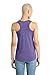 District Women's Perfect Tri Racerback Tank DM138L, Purple Frost, Large
