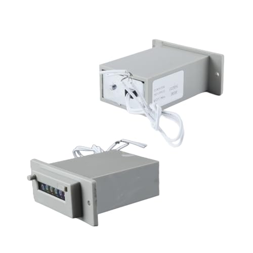 Fasizi DC 24 V Elektromagnetischer Impulszähler, 6-stellige LCD-Anzeige, stelliger elektromagnetischer Impulszähler mit hoher Geschwindigkeit