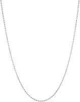 Cordão Baiano 60cm Prata 925 - Corrente de 5 Gramas com Fecho Seguro