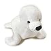 Play Eco Peluche Ecosostenibile, Rispettoso dell'Ambiente - Foca Media, 27 cm, bianco