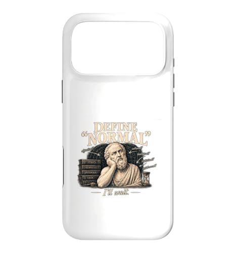 Define Normal Funny Philosophy ���� �w�� �X�}�z�P�[�X iPhone 17 Pro Max �p