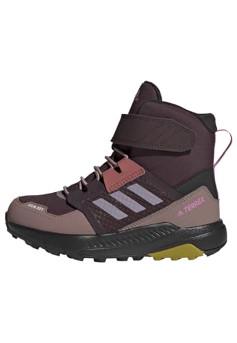 adidas Mixte enfant Terrex Trailmaker High COLD.RDY Hiking Shoes, Shadow Maroon / Purple / Lilac, 36 2/3 EU