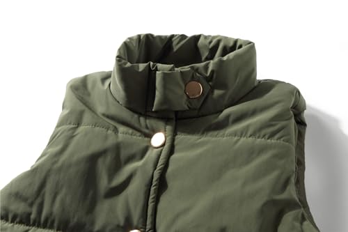 Mud Kingdom Little Boys Girls Vest Warm Jacket Stand Up Collar Winter3