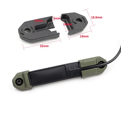 Fixation Mlok interrupteur ST07 aluminium marron pour éliminer le jeu - 2