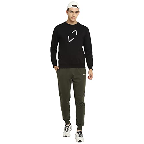 Image of YUUKI-Mens Poly PT RN Sweat-Black