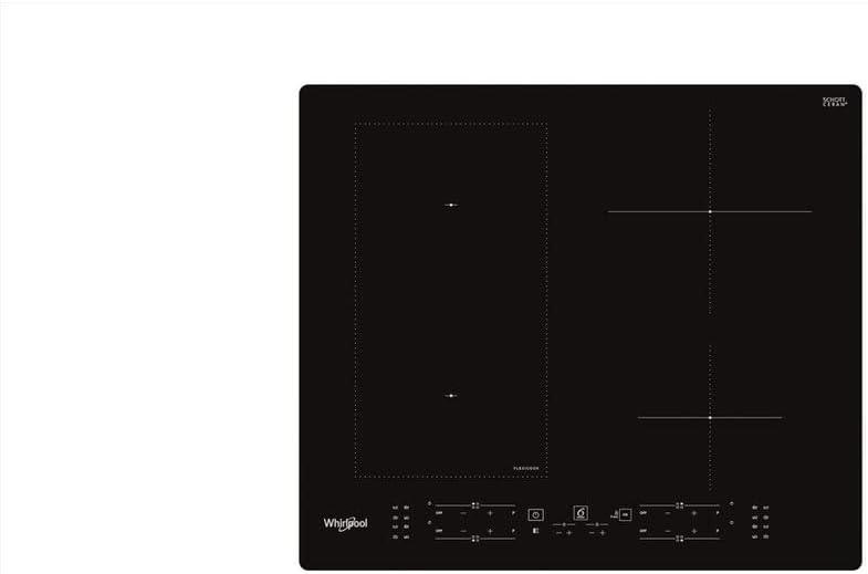 Whirlpool WL B8160 NE Black Built-in 59 cm Zone induction hob 4 zone(s)